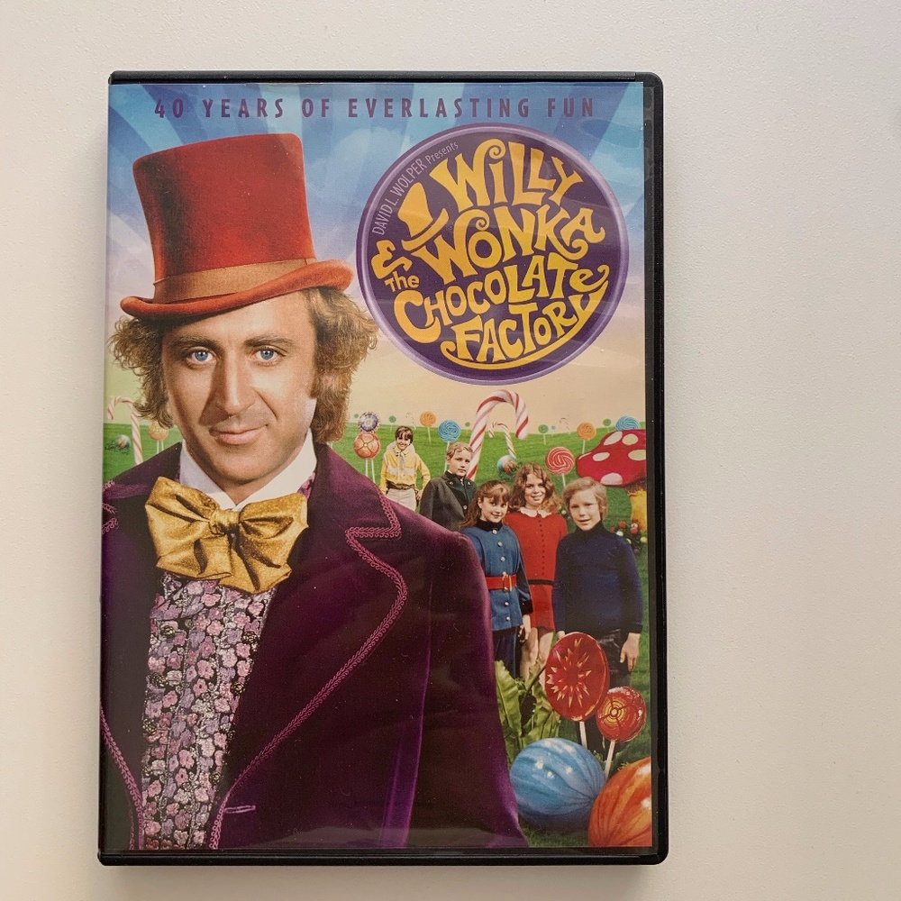 Willy Wonka and the Chocolate Factory movie DVD